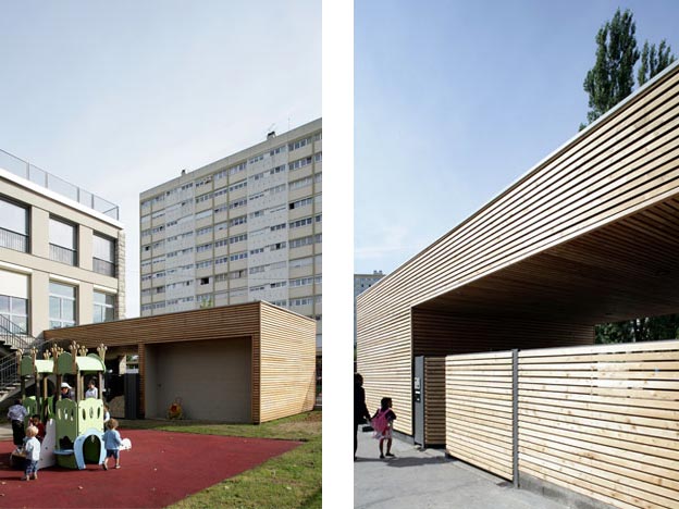 Rhabilitation crche multi-accueil Haut-du-Livre Nancy