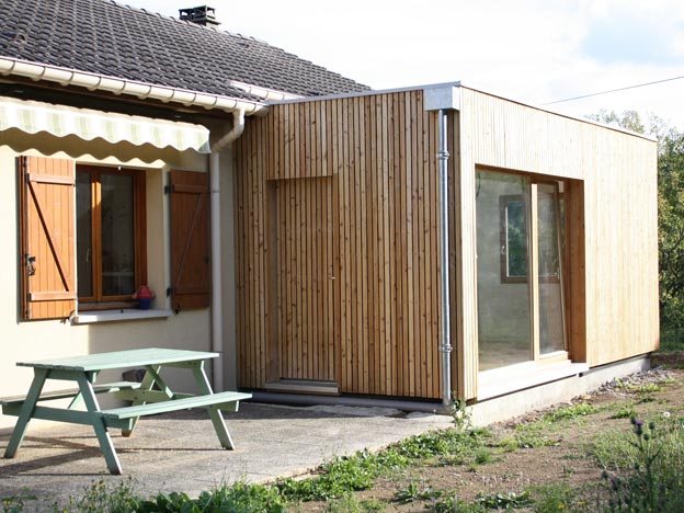 Extension maison Charmes la Cte